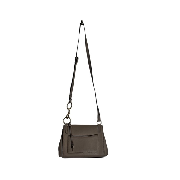 Marc Jacobs Mini Boho Grind Crossbody Purse Pebbled Leather Taupe Designer Bag - Picture 6 of 9